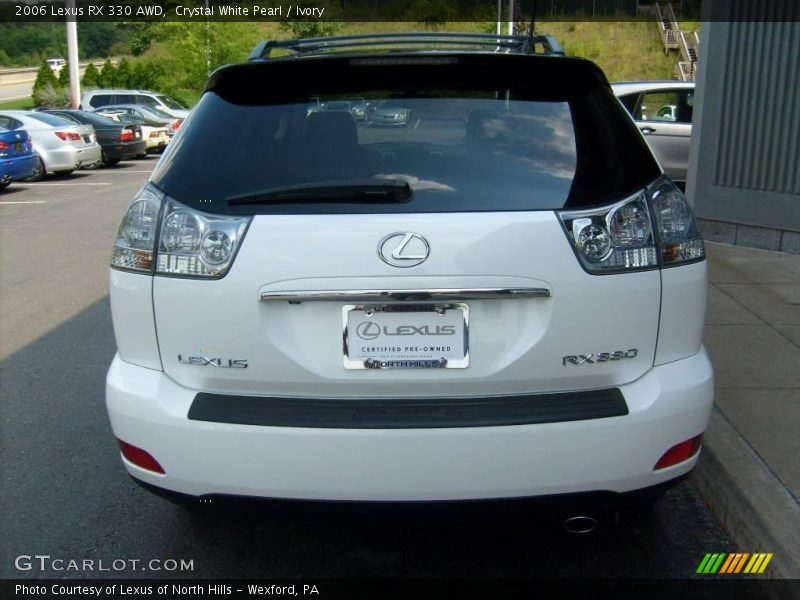Crystal White Pearl / Ivory 2006 Lexus RX 330 AWD