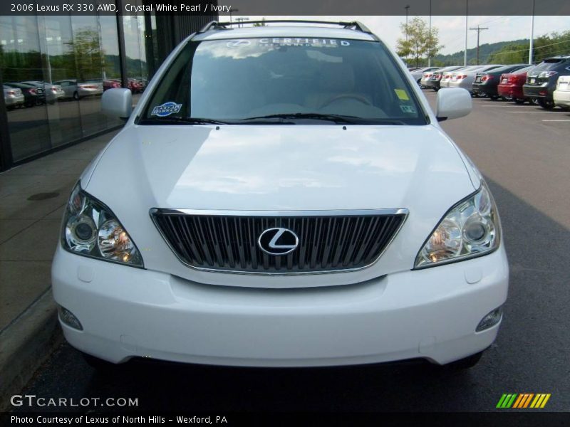 Crystal White Pearl / Ivory 2006 Lexus RX 330 AWD