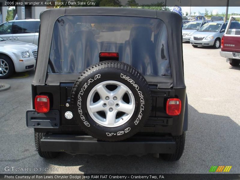 Black / Dark Slate Gray 2006 Jeep Wrangler X 4x4