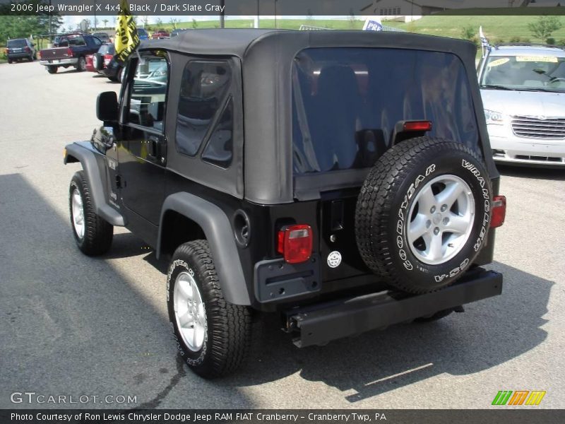 Black / Dark Slate Gray 2006 Jeep Wrangler X 4x4