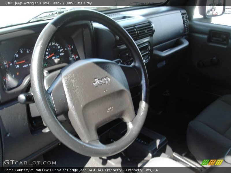 Black / Dark Slate Gray 2006 Jeep Wrangler X 4x4