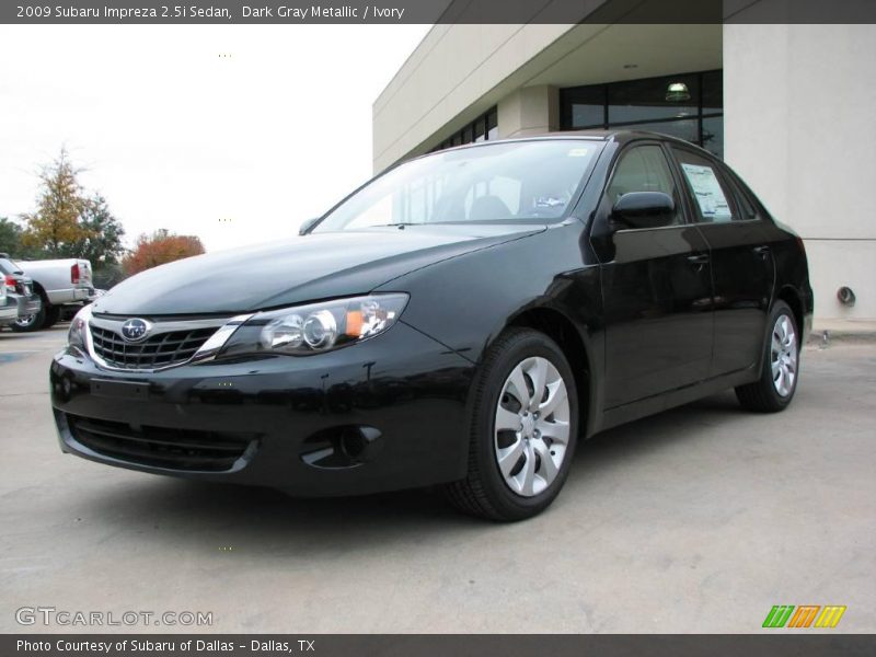 Dark Gray Metallic / Ivory 2009 Subaru Impreza 2.5i Sedan