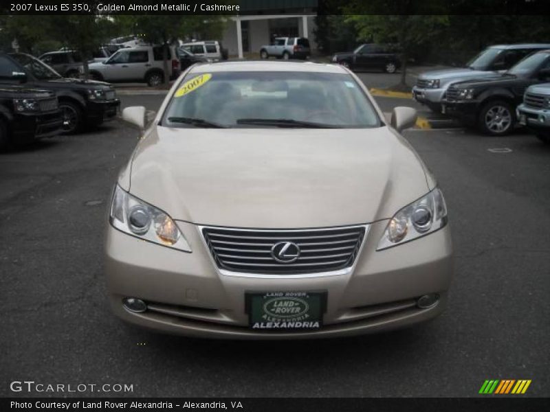 Golden Almond Metallic / Cashmere 2007 Lexus ES 350