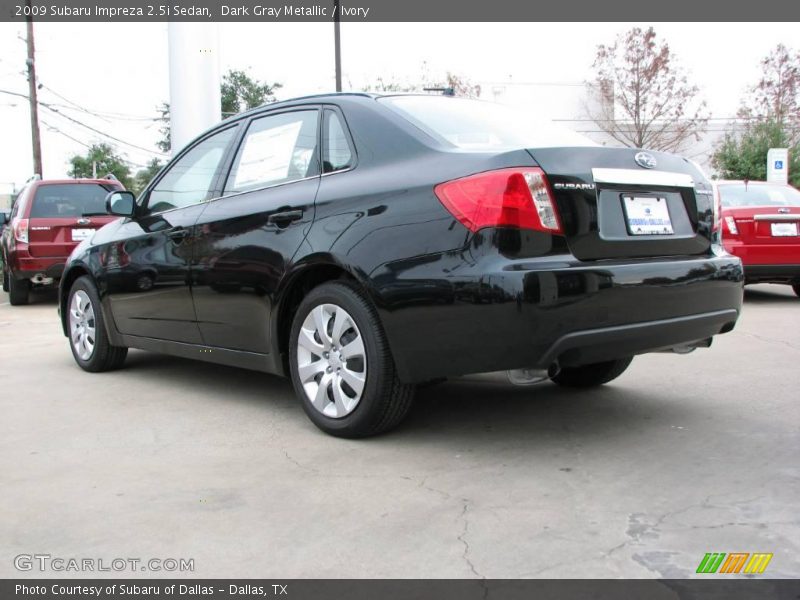 Dark Gray Metallic / Ivory 2009 Subaru Impreza 2.5i Sedan