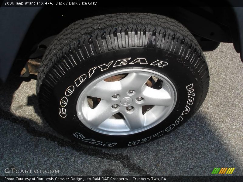 Black / Dark Slate Gray 2006 Jeep Wrangler X 4x4