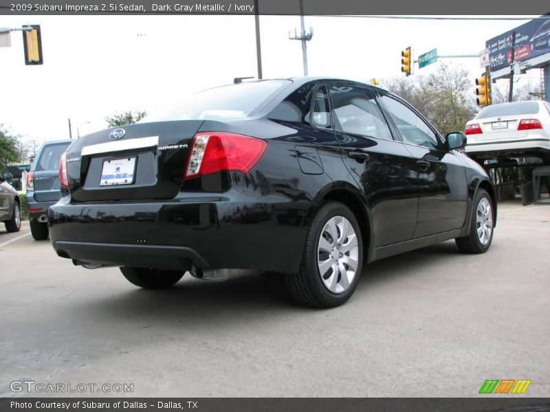 Dark Gray Metallic / Ivory 2009 Subaru Impreza 2.5i Sedan
