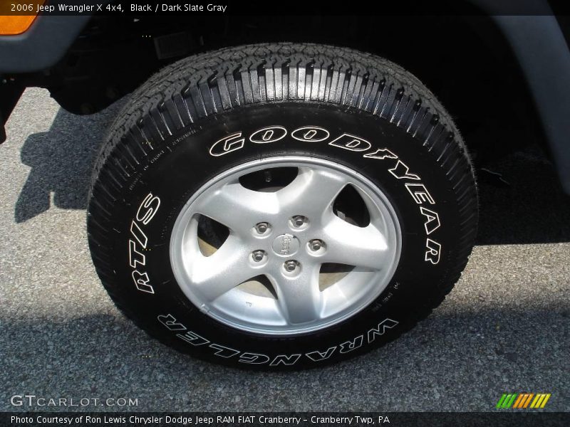 Black / Dark Slate Gray 2006 Jeep Wrangler X 4x4