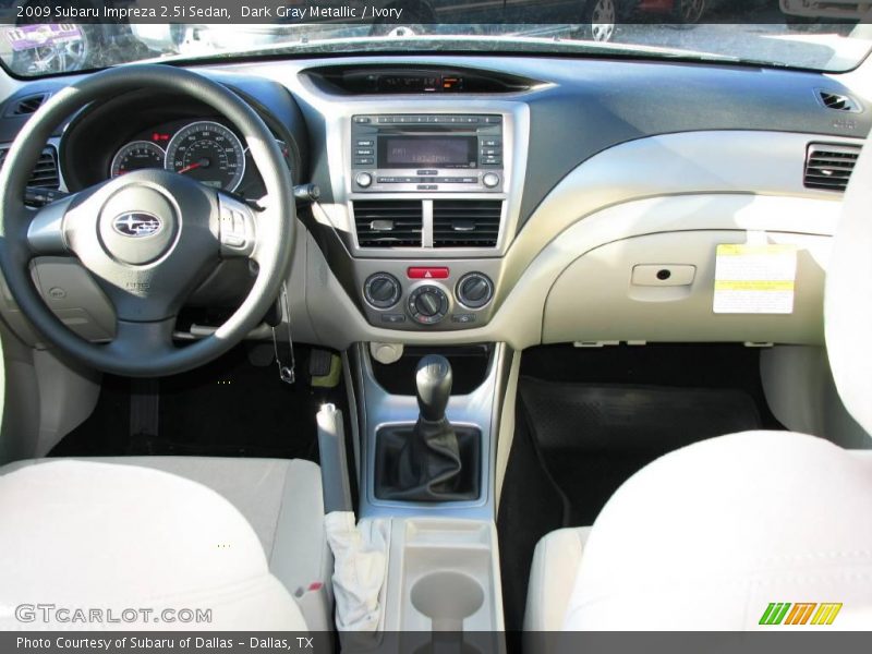 Dark Gray Metallic / Ivory 2009 Subaru Impreza 2.5i Sedan