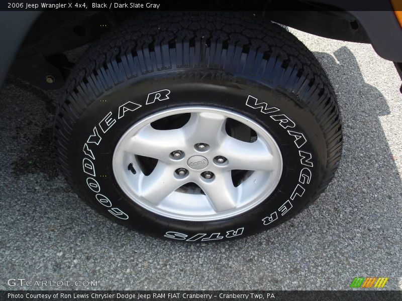 Black / Dark Slate Gray 2006 Jeep Wrangler X 4x4