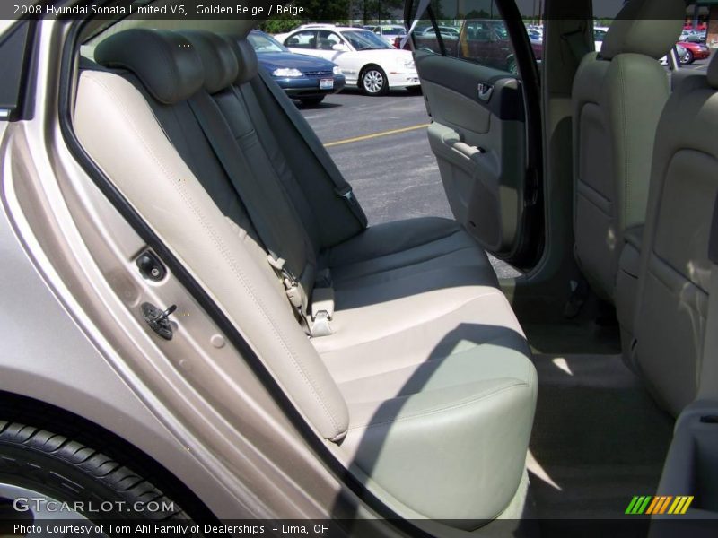 Golden Beige / Beige 2008 Hyundai Sonata Limited V6