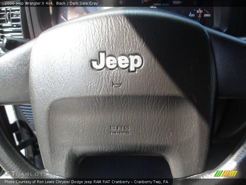 Black / Dark Slate Gray 2006 Jeep Wrangler X 4x4