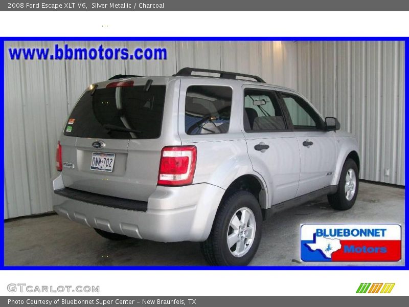 Silver Metallic / Charcoal 2008 Ford Escape XLT V6