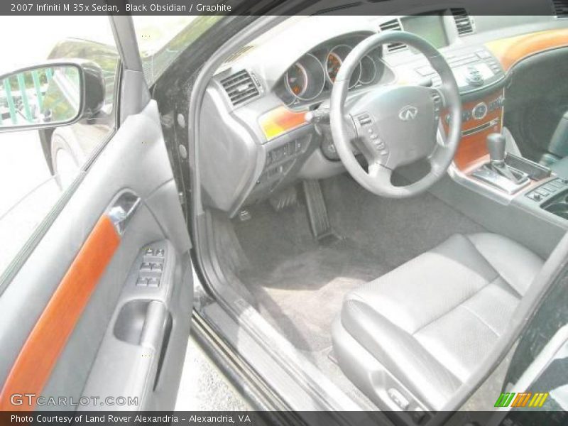 Black Obsidian / Graphite 2007 Infiniti M 35x Sedan