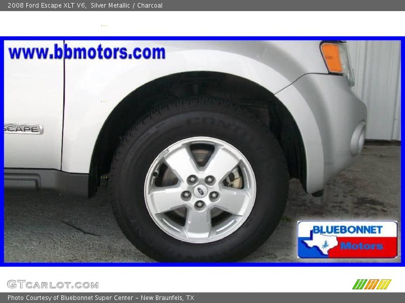 Silver Metallic / Charcoal 2008 Ford Escape XLT V6