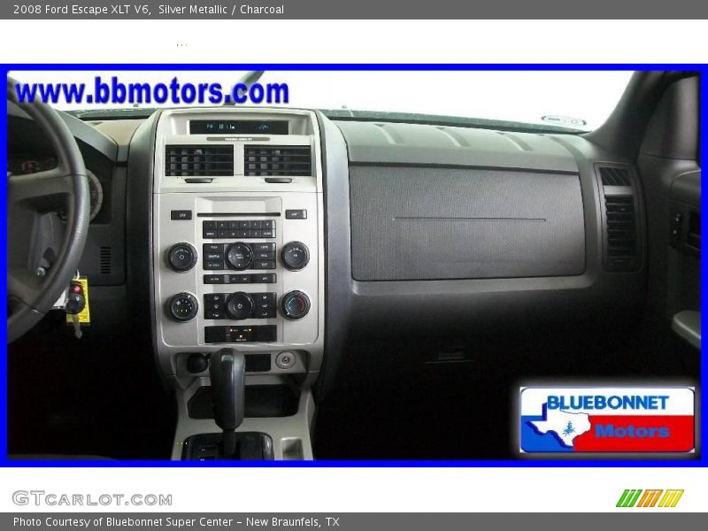 Silver Metallic / Charcoal 2008 Ford Escape XLT V6
