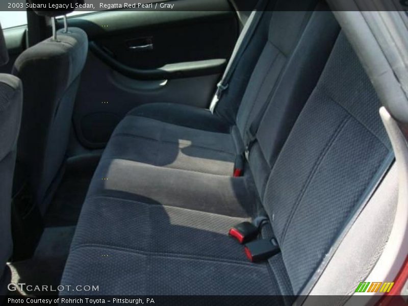 Regatta Red Pearl / Gray 2003 Subaru Legacy L Sedan