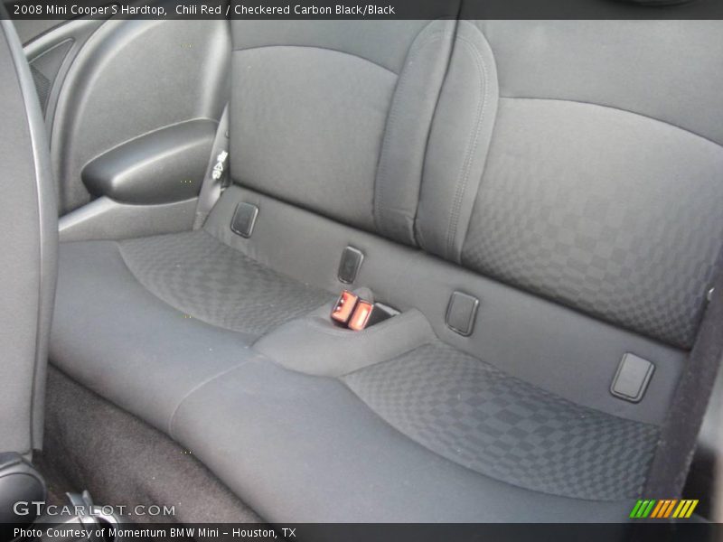 Chili Red / Checkered Carbon Black/Black 2008 Mini Cooper S Hardtop