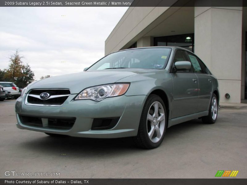 Seacrest Green Metallic / Warm Ivory 2009 Subaru Legacy 2.5i Sedan
