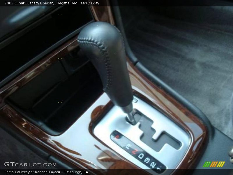 Regatta Red Pearl / Gray 2003 Subaru Legacy L Sedan