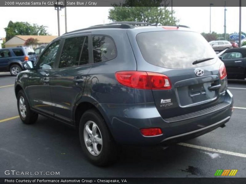 Slate Blue / Gray 2008 Hyundai Santa Fe GLS 4WD