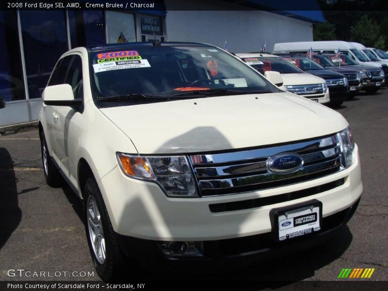 Creme Brulee / Charcoal 2008 Ford Edge SEL AWD