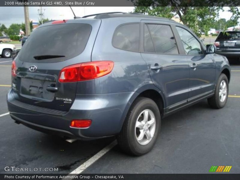 Slate Blue / Gray 2008 Hyundai Santa Fe GLS 4WD