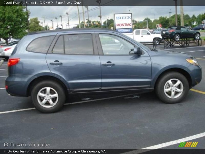 Slate Blue / Gray 2008 Hyundai Santa Fe GLS 4WD