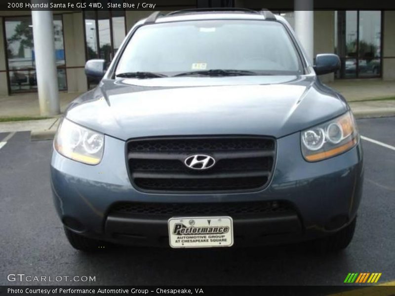 Slate Blue / Gray 2008 Hyundai Santa Fe GLS 4WD
