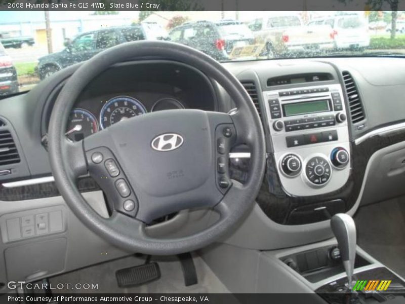 Slate Blue / Gray 2008 Hyundai Santa Fe GLS 4WD