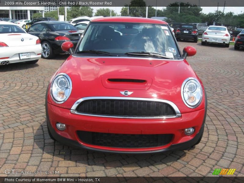 Chili Red / Black/Rooster Red 2009 Mini Cooper S Hardtop