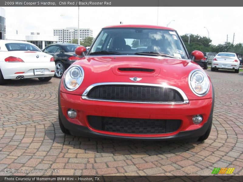 Chili Red / Black/Rooster Red 2009 Mini Cooper S Hardtop