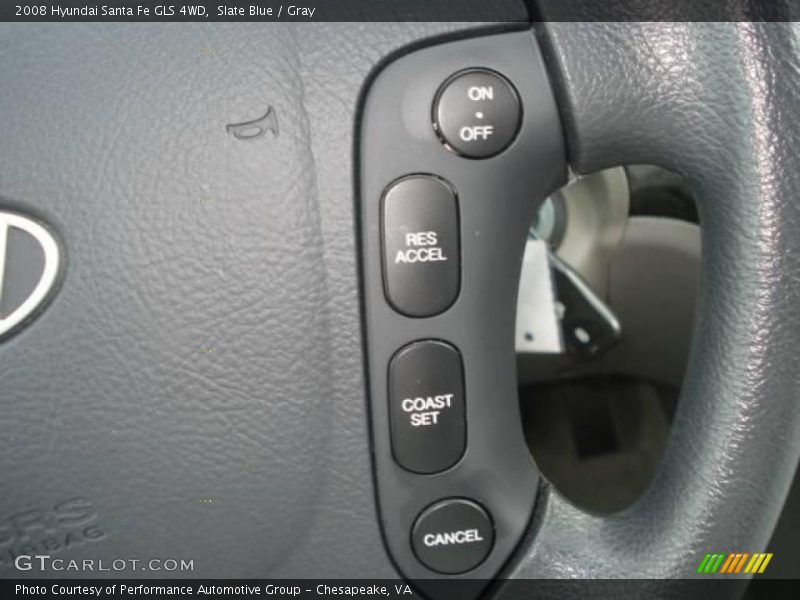 Slate Blue / Gray 2008 Hyundai Santa Fe GLS 4WD