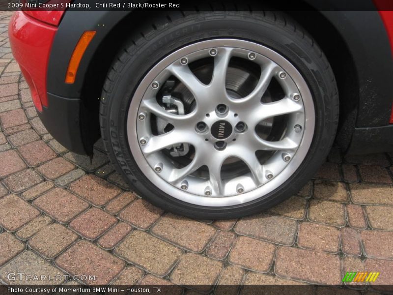 Chili Red / Black/Rooster Red 2009 Mini Cooper S Hardtop