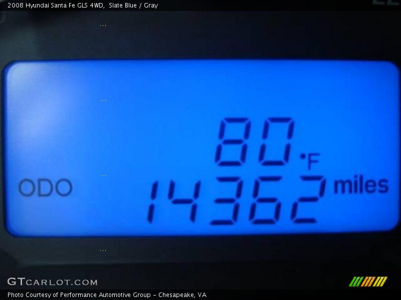 Slate Blue / Gray 2008 Hyundai Santa Fe GLS 4WD
