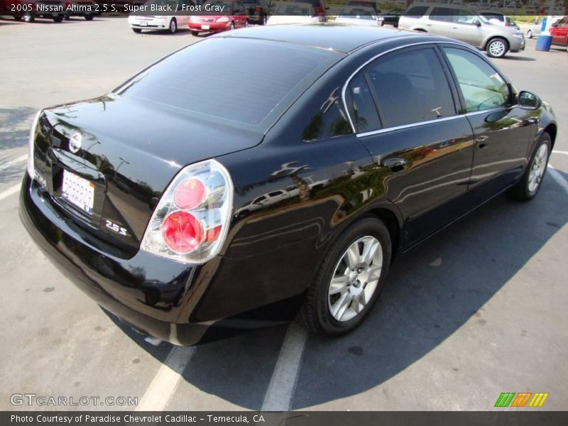 Super Black / Frost Gray 2005 Nissan Altima 2.5 S