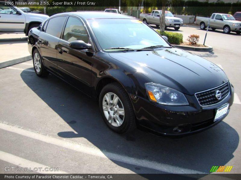 Super Black / Frost Gray 2005 Nissan Altima 2.5 S