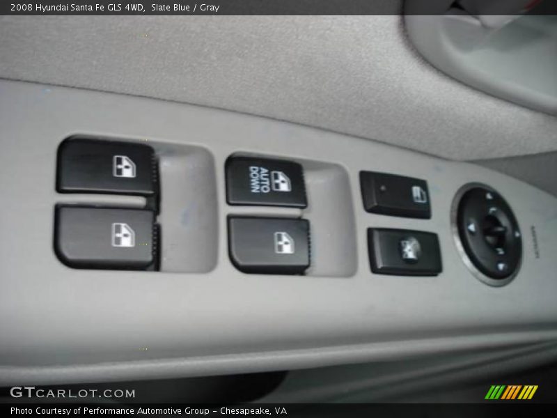 Slate Blue / Gray 2008 Hyundai Santa Fe GLS 4WD