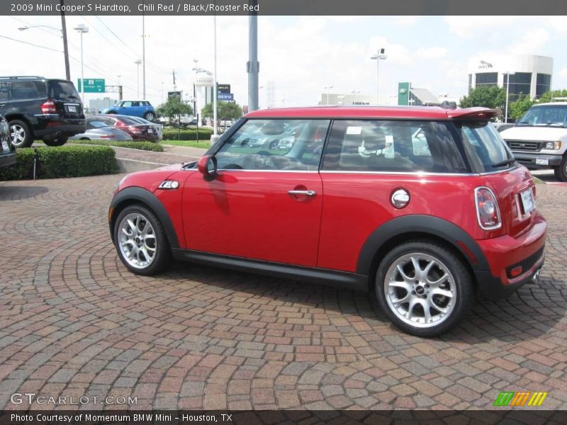 Chili Red / Black/Rooster Red 2009 Mini Cooper S Hardtop