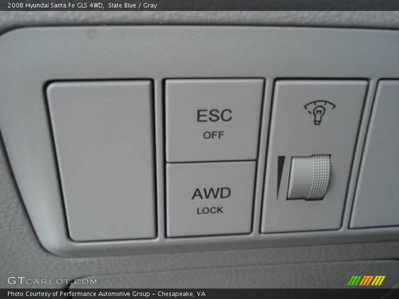 Slate Blue / Gray 2008 Hyundai Santa Fe GLS 4WD