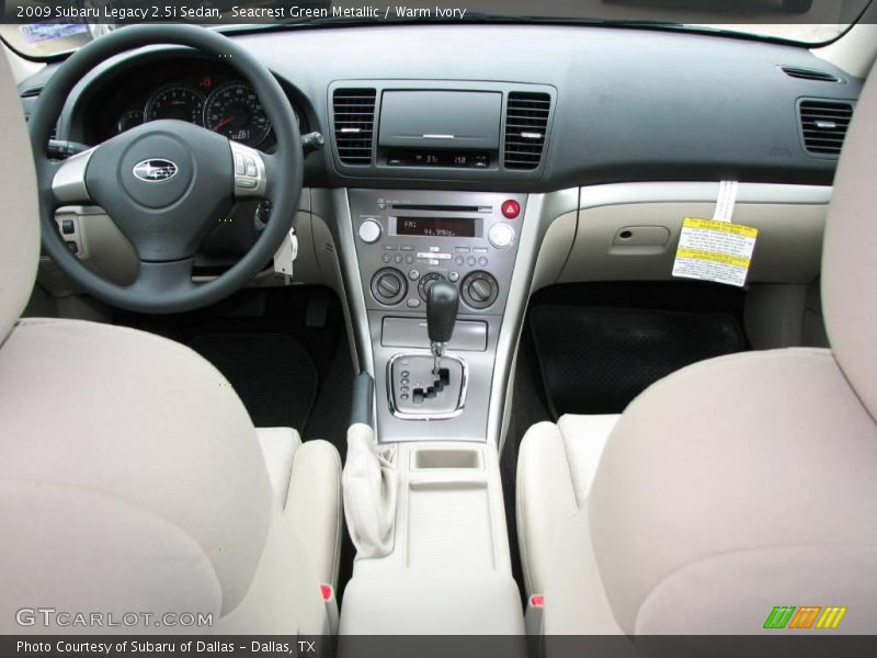 Seacrest Green Metallic / Warm Ivory 2009 Subaru Legacy 2.5i Sedan