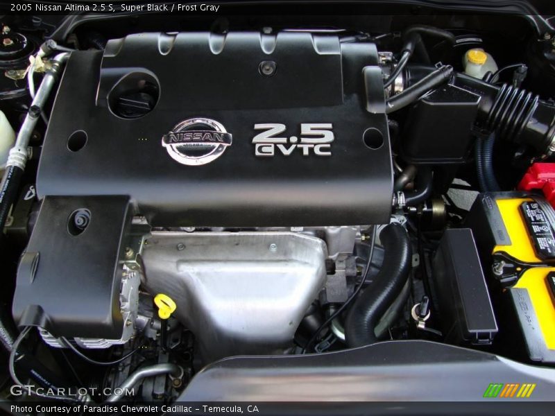 Super Black / Frost Gray 2005 Nissan Altima 2.5 S