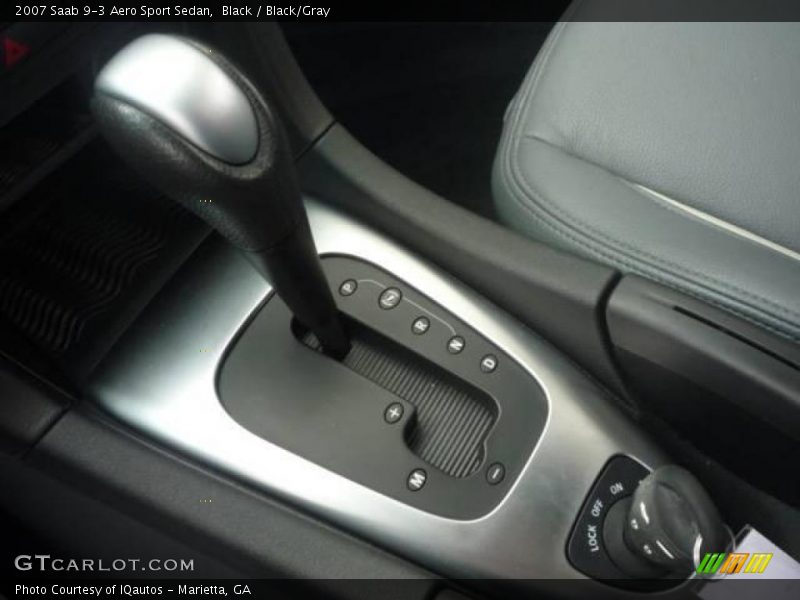 Black / Black/Gray 2007 Saab 9-3 Aero Sport Sedan