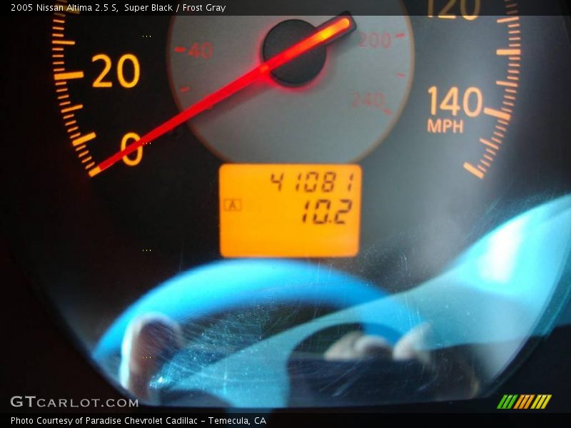 Super Black / Frost Gray 2005 Nissan Altima 2.5 S