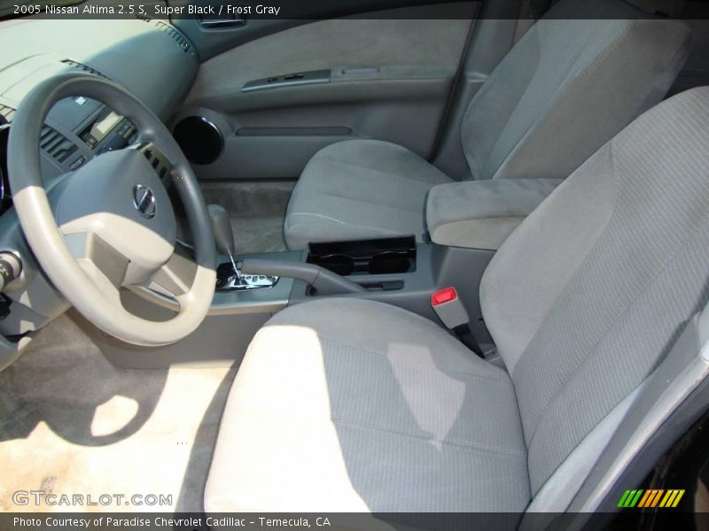 Super Black / Frost Gray 2005 Nissan Altima 2.5 S