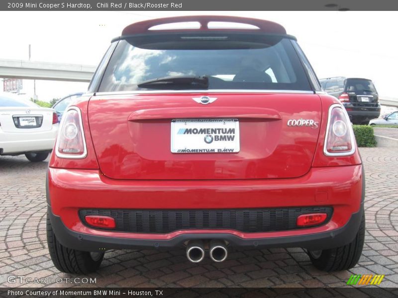 Chili Red / Black/Rooster Red 2009 Mini Cooper S Hardtop