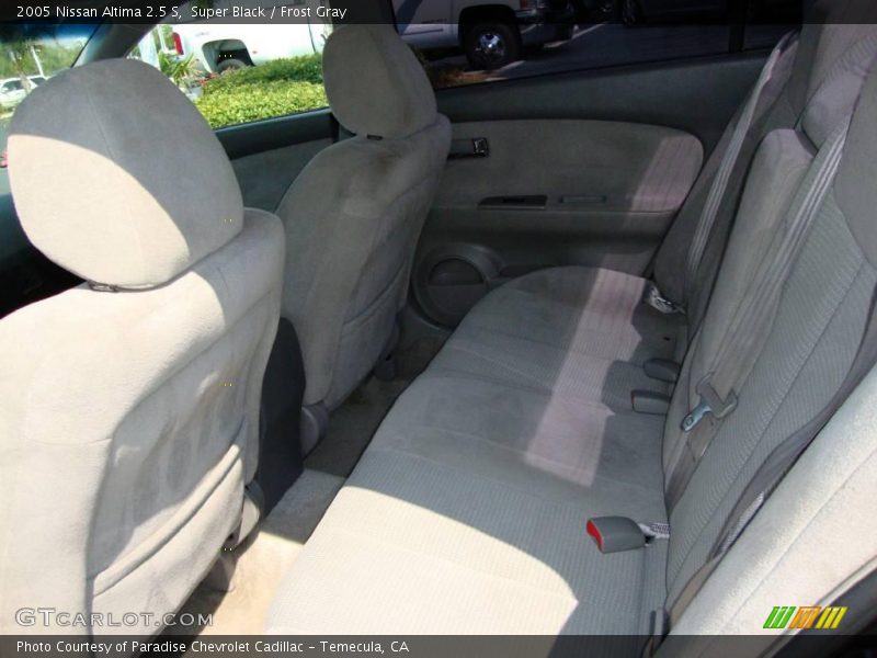 Super Black / Frost Gray 2005 Nissan Altima 2.5 S