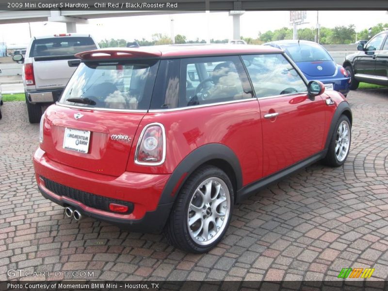 Chili Red / Black/Rooster Red 2009 Mini Cooper S Hardtop