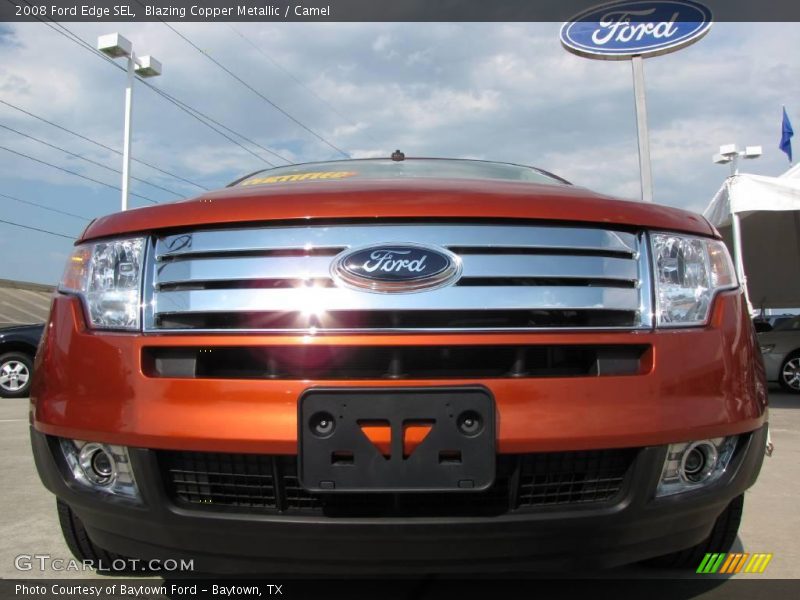 Blazing Copper Metallic / Camel 2008 Ford Edge SEL