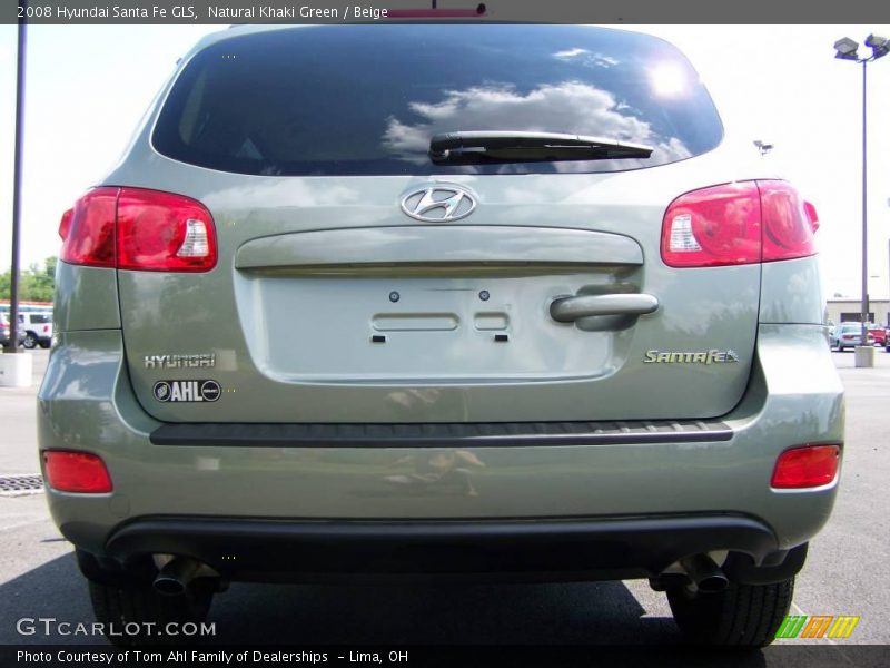 Natural Khaki Green / Beige 2008 Hyundai Santa Fe GLS