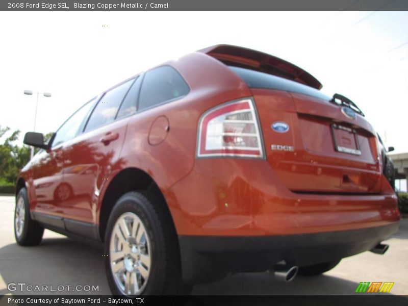 Blazing Copper Metallic / Camel 2008 Ford Edge SEL